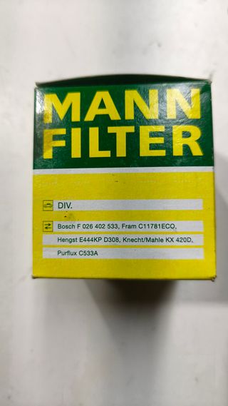 Filtro Combustible Mann Filter PU 7010z
