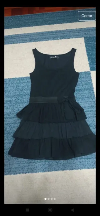Vestido negro sin mangas Talla S