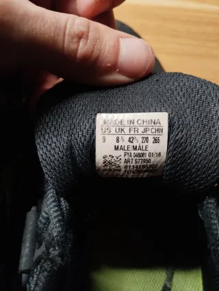 Zapatillas Powerlifting Adidas Negras y Amarillas