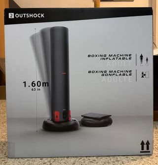 Saco de Boxeo Inflable Outshock 1.60m