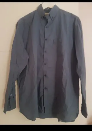 Camisa azul de algodón NUEVO