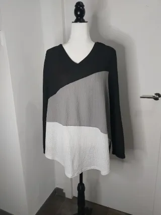 Camiseta manga larga bloques color