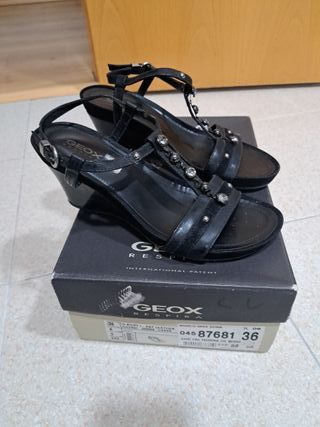 Sandalias Geox Talla 36 Negras