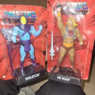 Figuras Masters of the Universe Skeletor y He-Man