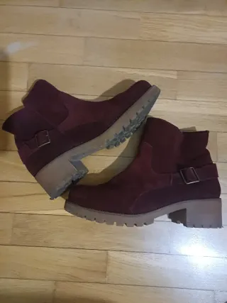 Botines Burdeos Mujer Talla 40