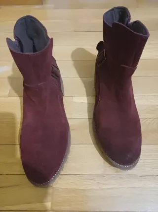 Botines Burdeos Mujer Talla 40