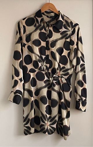 Vestido Zara estampado