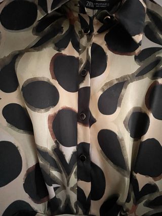 Vestido Zara estampado