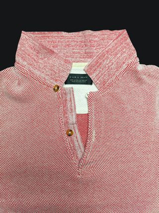 Camiseta Polo Zara Roja