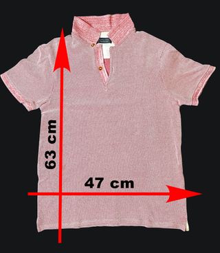Camiseta Polo Zara Roja