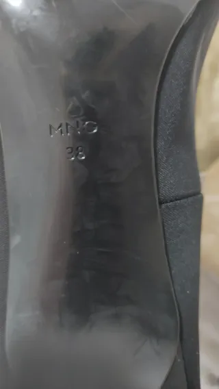 Zapatos tacón Mango negros