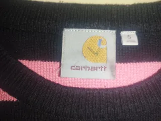 Jersey Carhartt Rayas Rosa y Negro