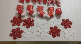 Set Decorazioni Natale in Plastica
