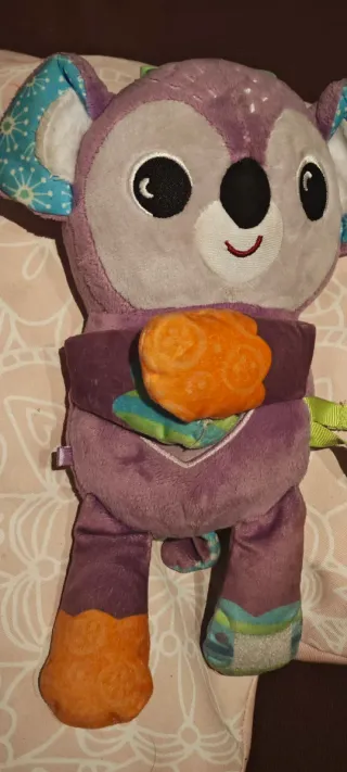 Peluche Koala Morado Bebé Musical