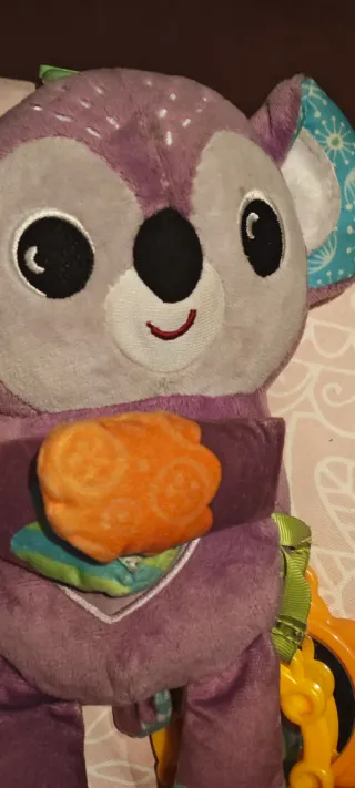 Peluche Koala Morado Bebé Musical