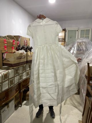 Vestido de comunión blanco Talla 13-14 aprox
