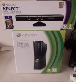 Xbox 360 + Kinect + 2 Controller + 3 Giochi
