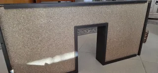 Cajón de madera gris