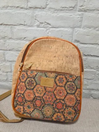 Mochila CORKCHO Adulto Beige Multicolor