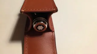 Estuche Montblanc 1 bolígrafo marrón
