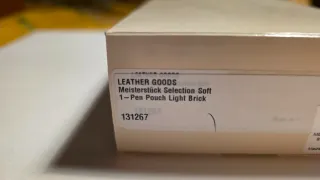 Estuche Montblanc 1 bolígrafo marrón