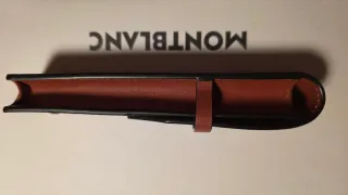 Estuche Montblanc 1 bolígrafo marrón