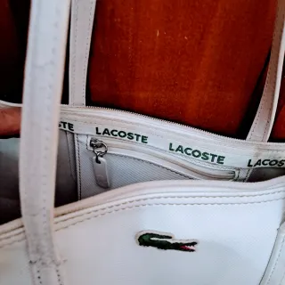 Bolso Tous Blanco y Negro y Lacost blanco