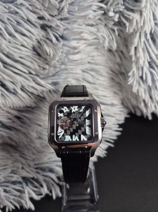 Reloj Cartier Esqueleto Negro