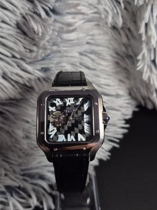 Reloj Cartier Esqueleto Negro
