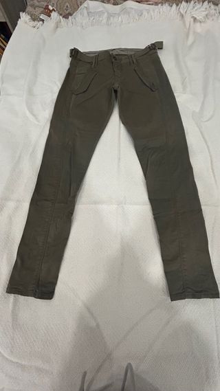 Guess Jeans Militar Talla 26 Tiro Bajo