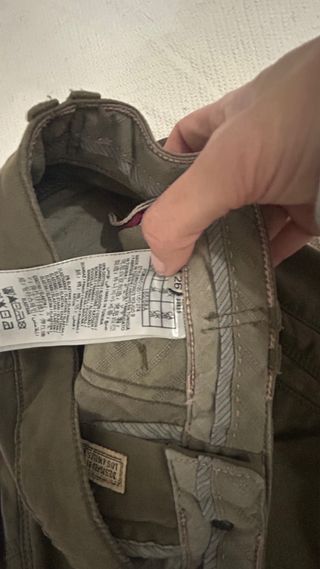 Guess Jeans Militar Talla 26 Tiro Bajo