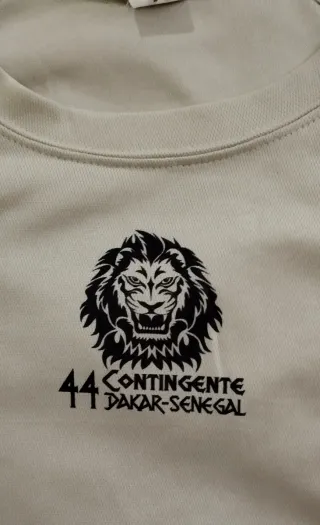 Camiseta Militar Destacamento MARFIL 44 Senegal