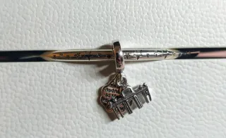 Charm Madrid in argento con sigillo S925, per braccialetti Pandora o simili