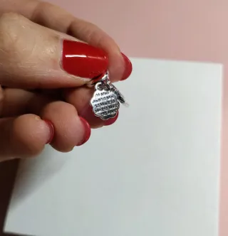 Charm Madrid in argento con sigillo S925, per braccialetti Pandora o simili