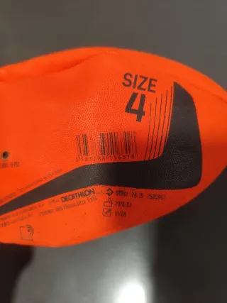 Balón de Rugby Offload Initiation Naranja