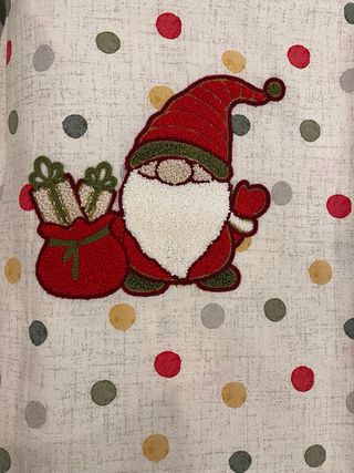 Tovaglia 6 posti Natale Gnomo Vingi Ricami