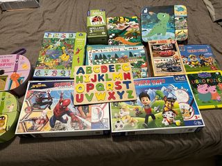 Lote de Puzzles Infantiles Variados