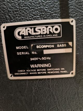 Amplificatore Carlsbro per Basso/Chitarra