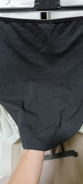 Top negro sin hombros Talla M/38