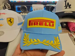 Gorra Pirelli Monza Azul y Amarilla