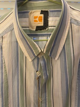 Camisa Boss Orange Rayas Talla XL