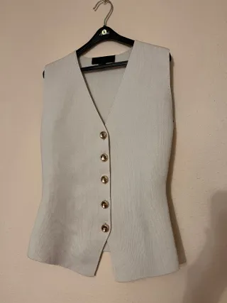 Conjunto falda y top beige Talla S