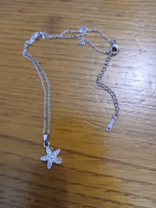 Collana donna con ciondolo a stella
