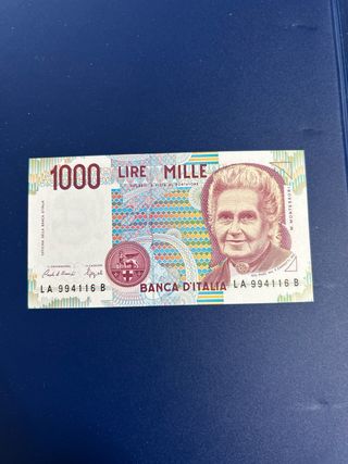 Banconota 1000 Lire - Maria Montessori