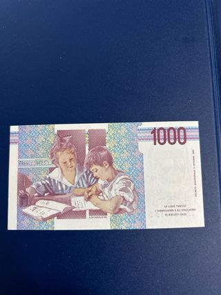 Banconota 1000 Lire - Maria Montessori
