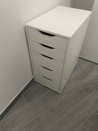 Cajonera Ikea Alex Blanca