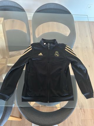 Chándal Adidas Real Madrid Negro y Dorado
