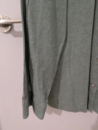 Camisa verde Mango Talla S