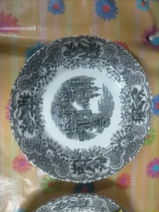 2 Piatti Piani Vistas Cartuja 24cm