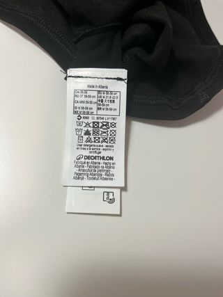 Pasamontañas running Decathlon negro talla única